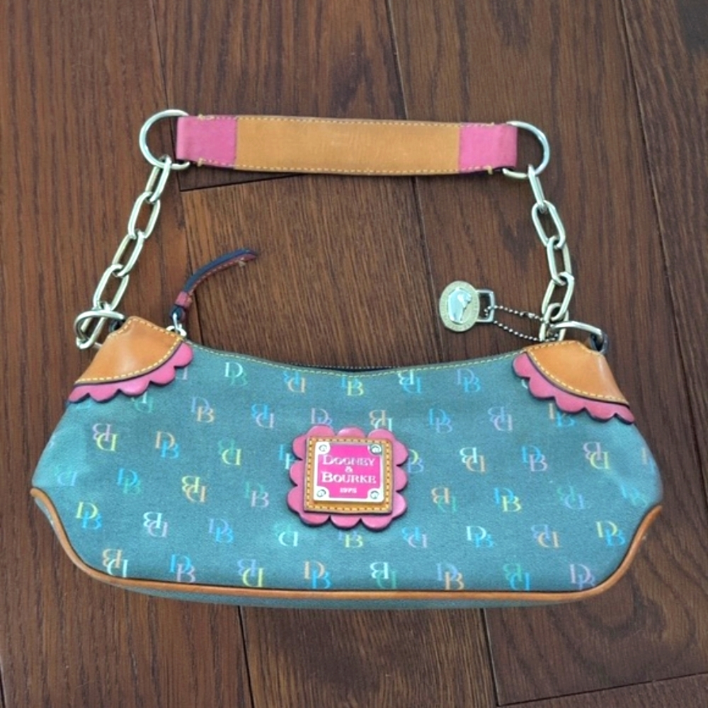 Dooney & Bourke - VINTAGE Y2K RARE Rainbow It Girl Monogram Handbag